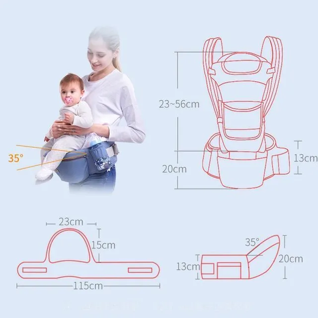 Șale ergonomic pentru copii Paula