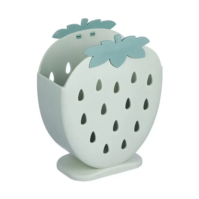 Strawberry-shaped cutlery stand