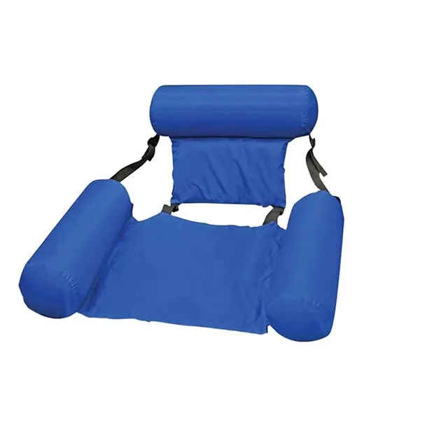 Inflatable folding chair for water