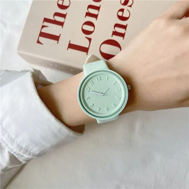 Simple women's watch in pastel colours - fine and design, more variants