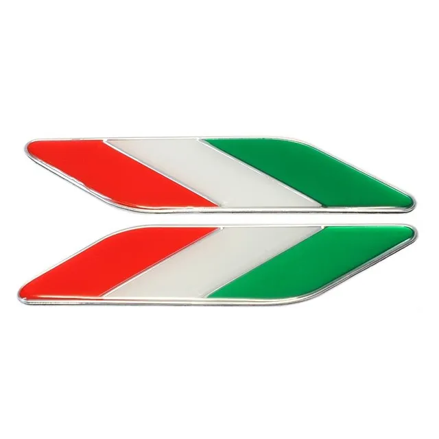 Sticker sticker on the Italian car flag 2 k