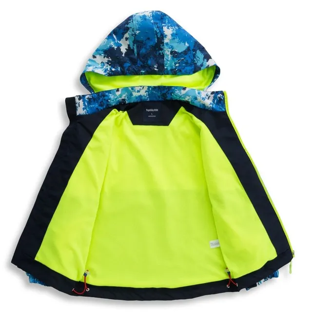 Dětská podzimní stylová bunda s kapucí
