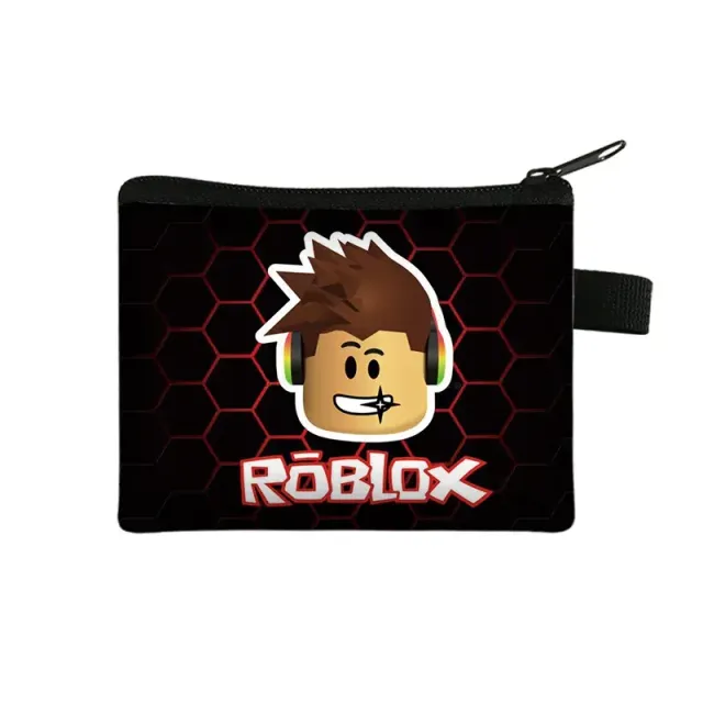 Unisex children's zipper wallet with themes of popular Roblox characters