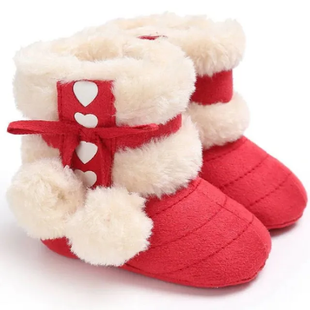 Dívčí zimní pantofle