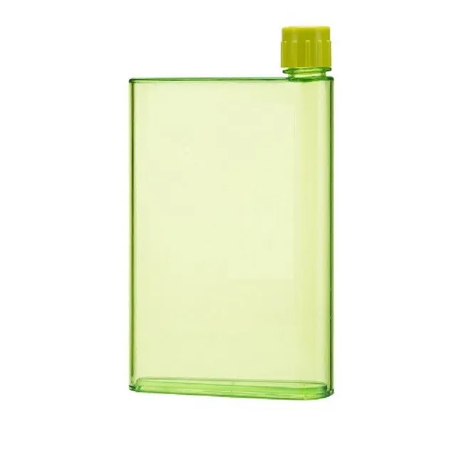 Flat travel bottle