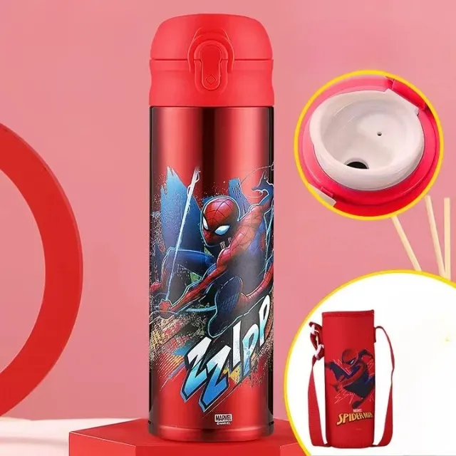 Detský čaj termosky s motívmi populárnej superhrdinu Spider-man