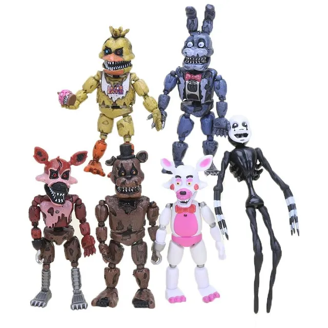 Set of 6 horror characters Freddy'