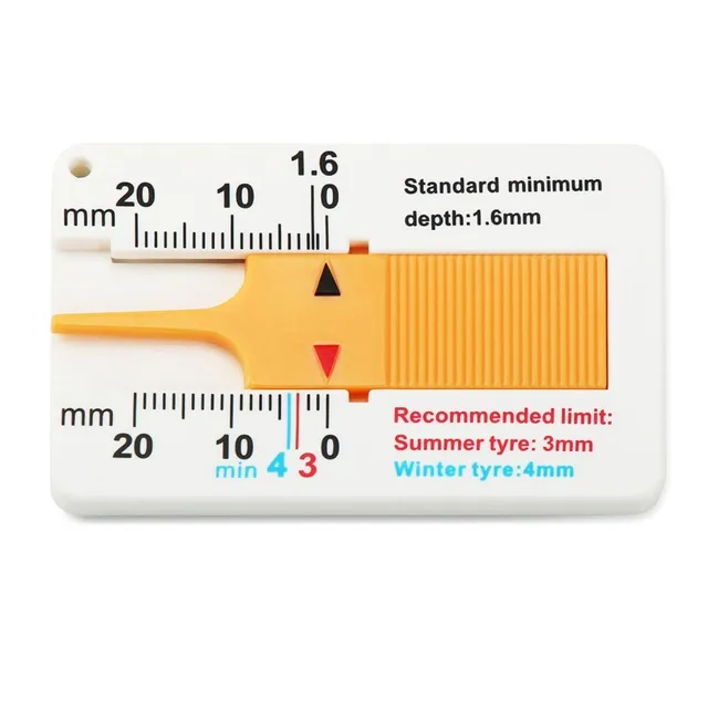 Tyre tread depth gauge