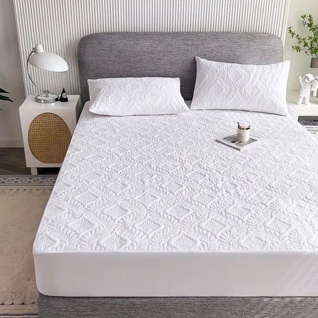 Reliable sewn sheet - Soft, comfortable and breathable, in monochrome design