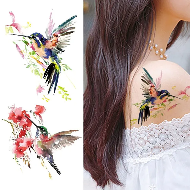 Beautiful color temporary tattoo DMZ063