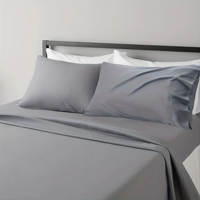 Lenjerie de pat de lux 3/4 pentru pat regal - Respirabilă, răcoroasă, extra moale, ușor de pus, fără călcare