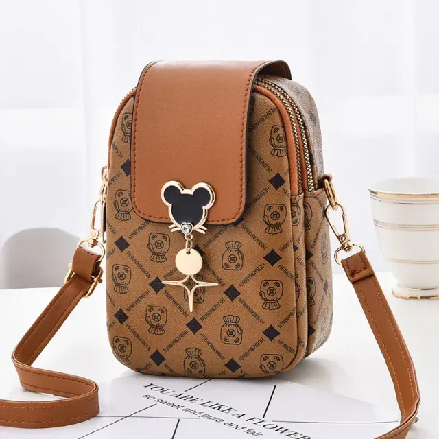 Mini Crossbody-Tasche mit Mickey Mouse-Motiv für Frauen und Mädchen