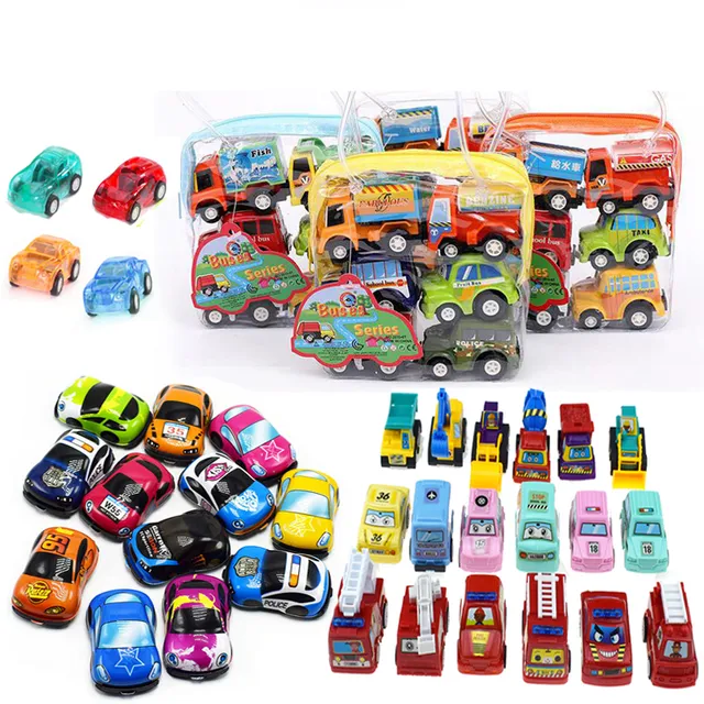 Set de mașinuțe pentru copii - 12 bucăți
