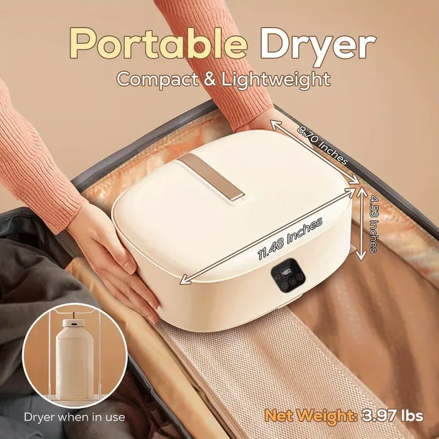 Drying dryer with remote control - UV disinfection + hot air, Folding (Household, Travel)