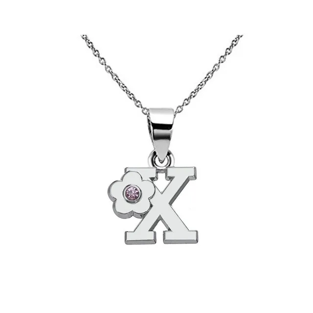 Luxury pendant with initial Amalric