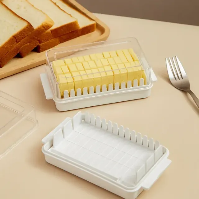 Portable butter with separator