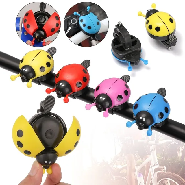 Beautiful bike bell in the shape of a ladybug