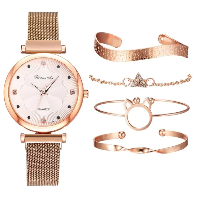 Luxury set of ladies watches and bracelets WIENA