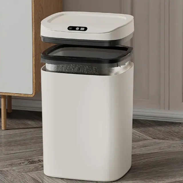 Smart garbage basket with automatic household sensor