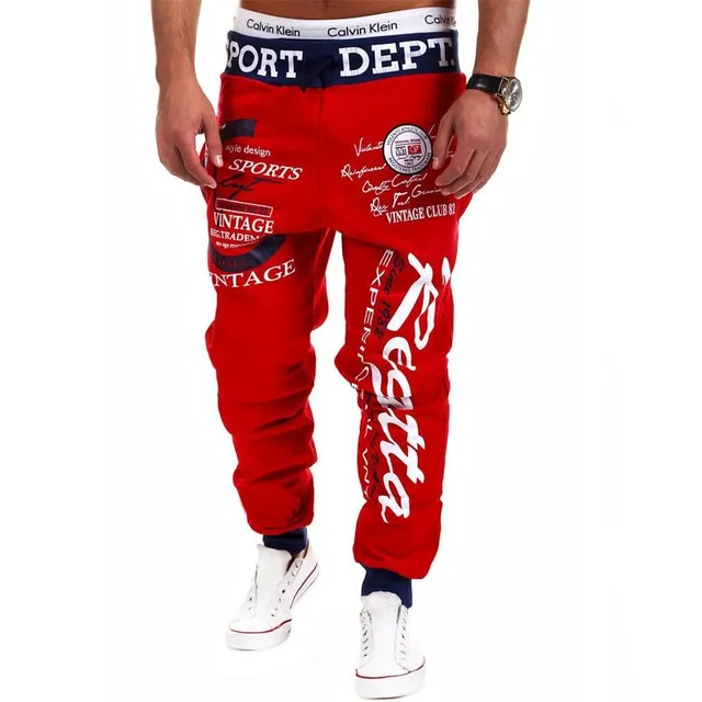 Sweatpants with a distinctive print Jeff