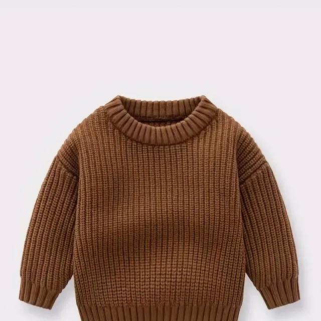 Warm and stylish knitted sweater for your bug - warms and delights in the winter months