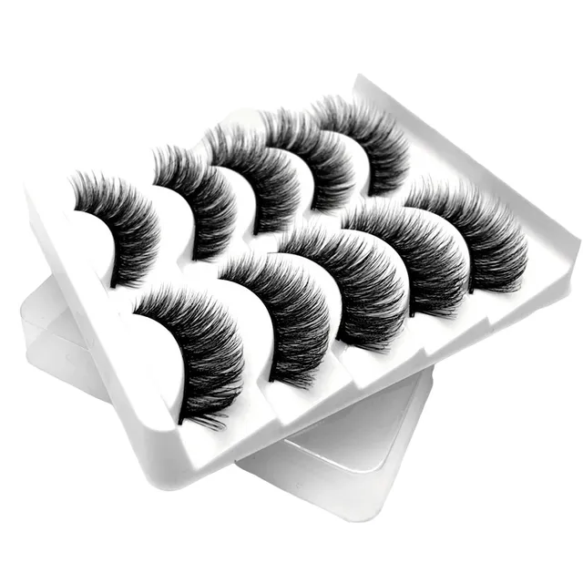 Artificial eyelashes 5 pairs 3D 4 Christeen umele-nalepovaci-rasy-5-paru-3d-5