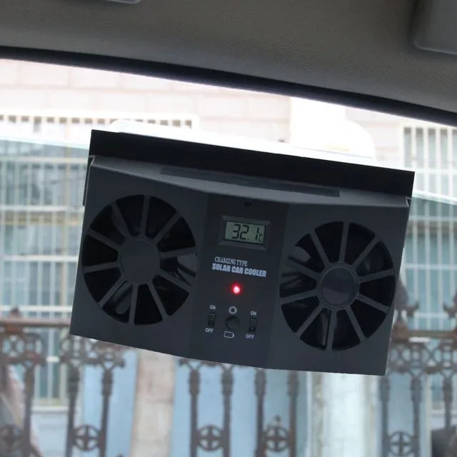 Solárny výfukový ventilátor pre auto
