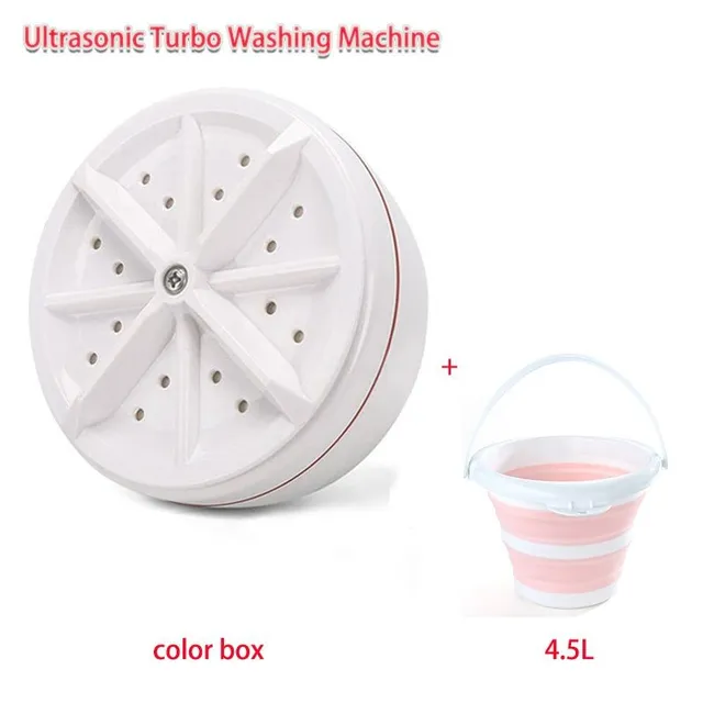 Ultrasonic Turbo Washing Machine Laundry Portable Travel