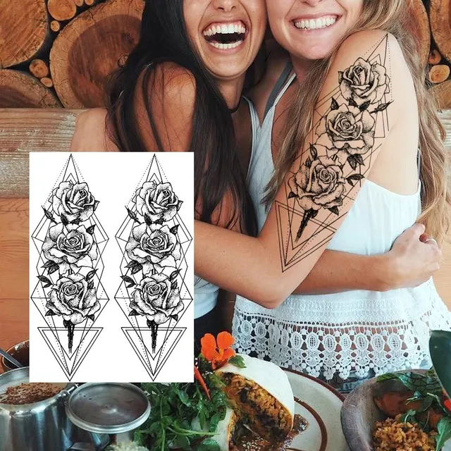 Women's sexy fake body tattoos