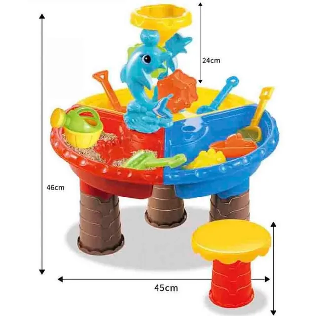 Detský vodný stôl 2v1 pre batoľatá