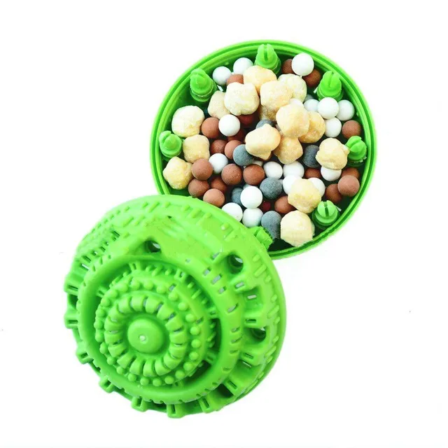 Reusable washing machine dirt ball