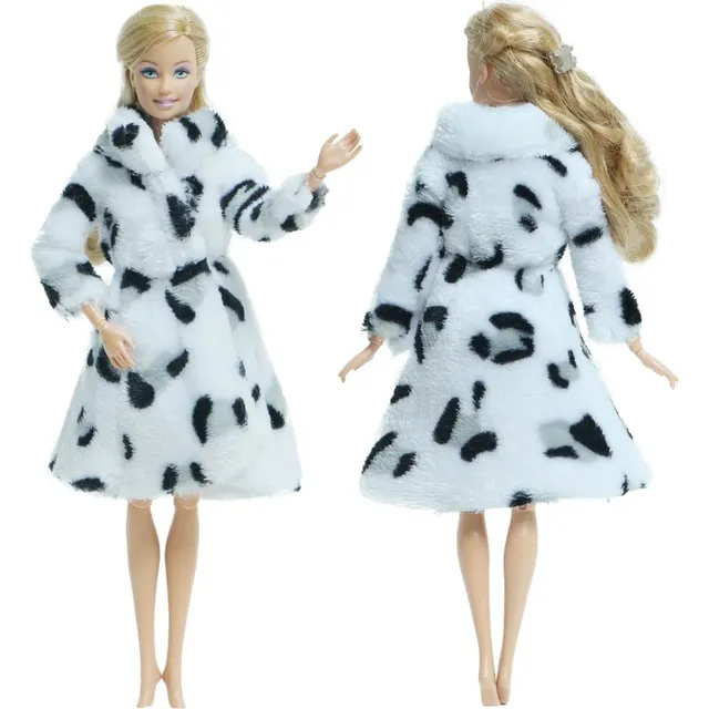 Puha kabát Barbie baba 24