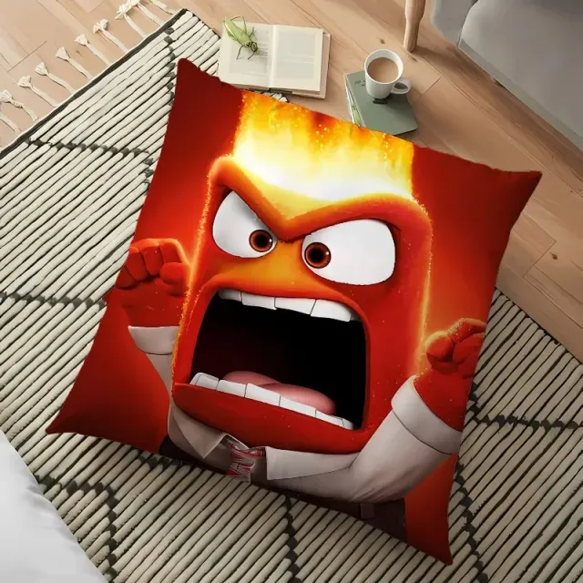 Housse de coussin mignonne avec les personnages préférés du film Vice-Versa 2 - Inside Out 2