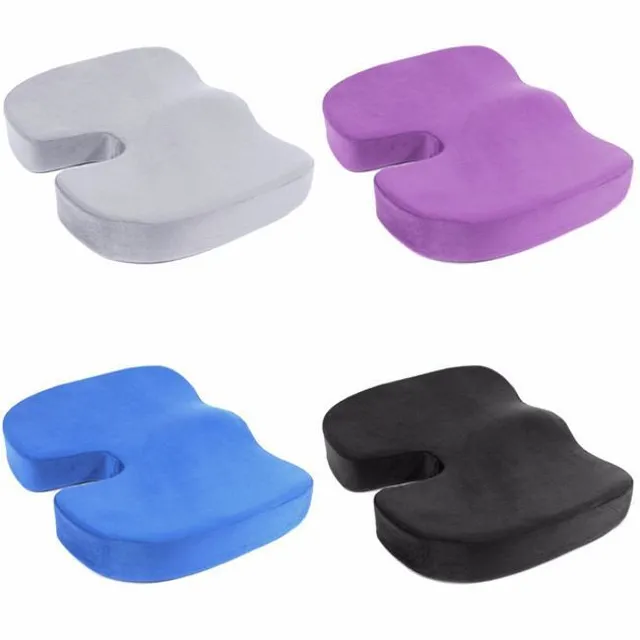 Memory foam orthopaedic seat cushion