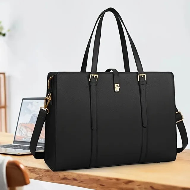 Women's multifunctional bag: elegant tote, practical briefcase, waterproof protection