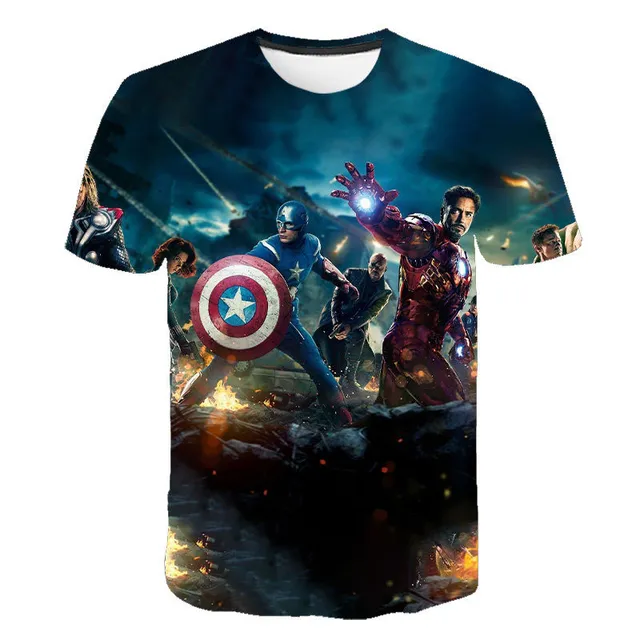 Kids T-shirt with superhero motif