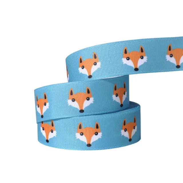 Elastic belt with printing of animals - 25 mm, 4.5 meters