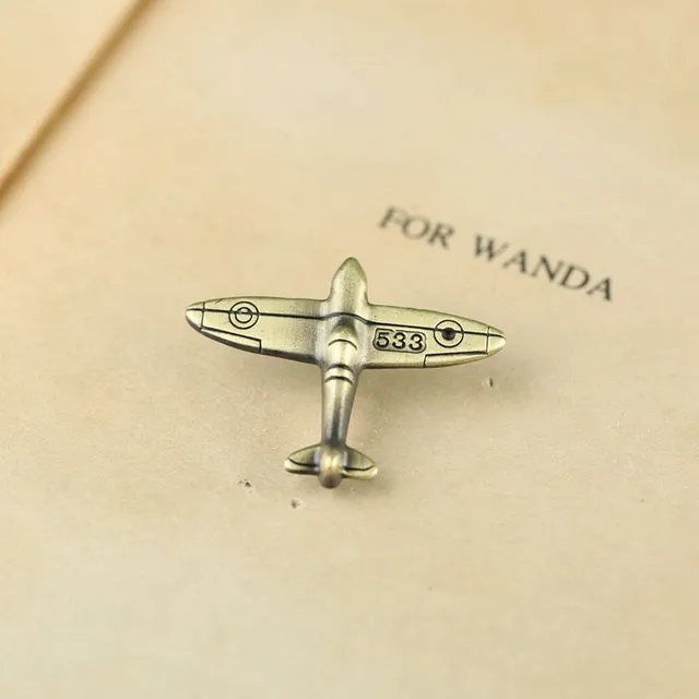 Beautiful modern brooch for all aviation fans