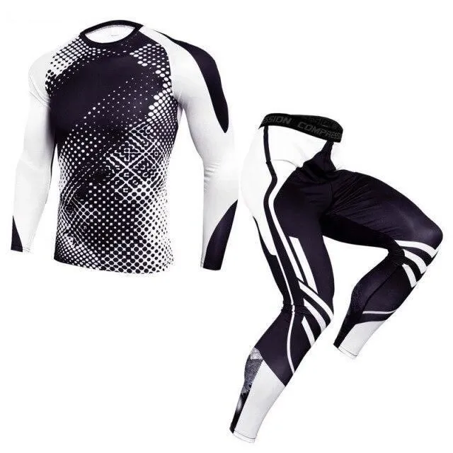 Men's compression thermal underwear