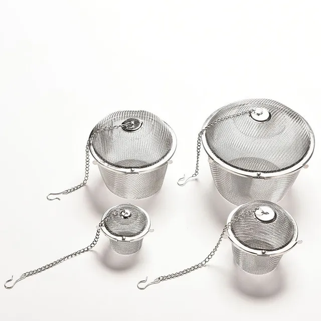 Stainless steel spice strainer