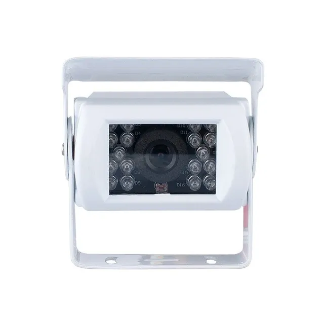 Rear parking camera with LED night vision