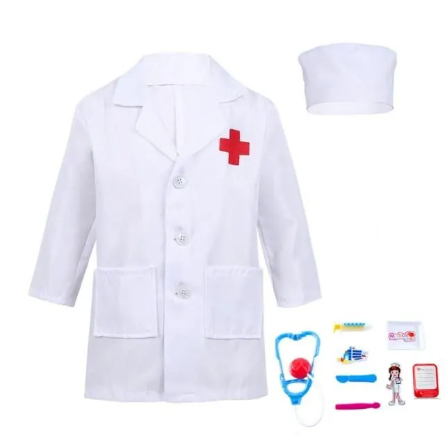 Dětský kostým lékaře a zdravotní sestry