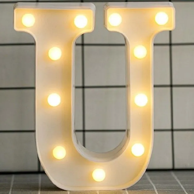 Decorative illuminating letters