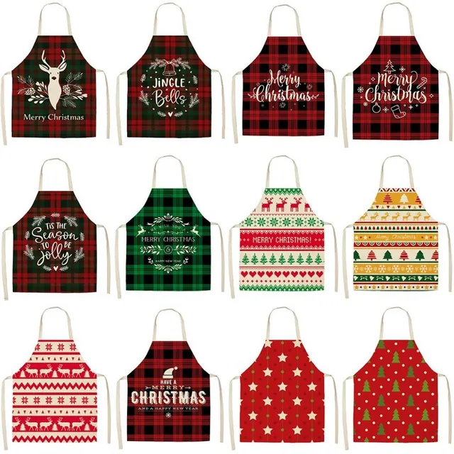 Christmas kitchen apron C597