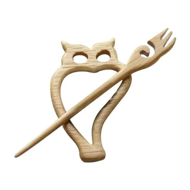 Stylish wooden brooch suitable for sweaters - several different versions of Kelechi