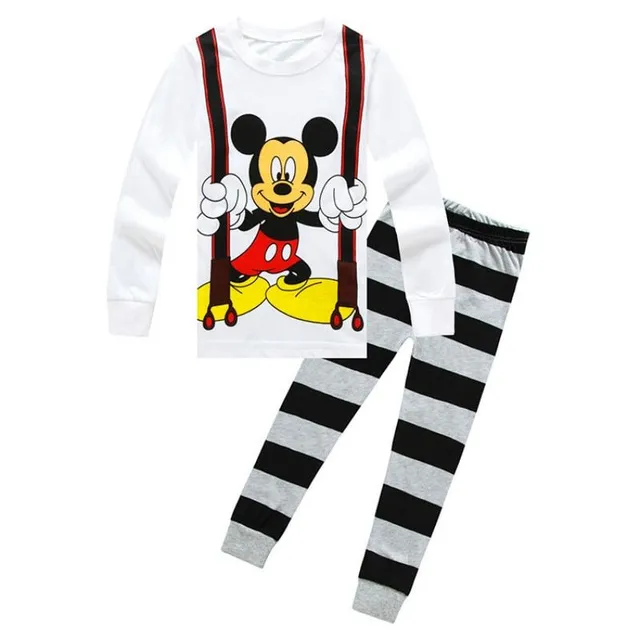 Krásné dětské pyžamo na spaní s Mickey Mousem