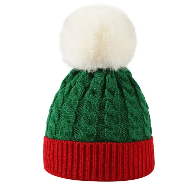 Baby Christmas cap of wool for boys and girls