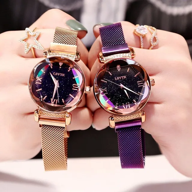 Elegant women's magnetic watch