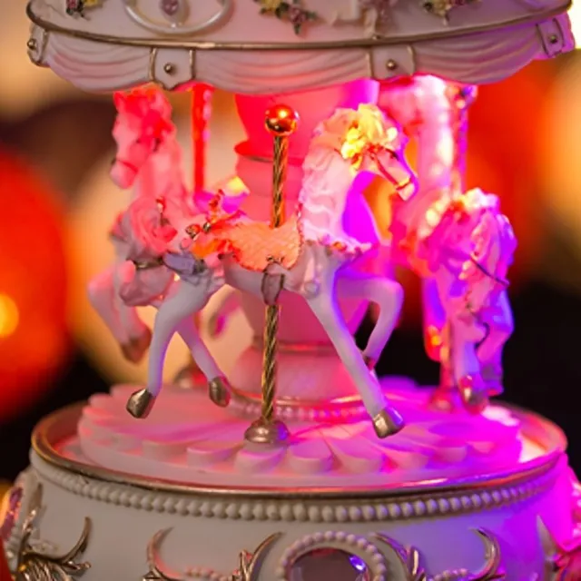 Magic carousel - musical unicorn with LED backlight in gift box