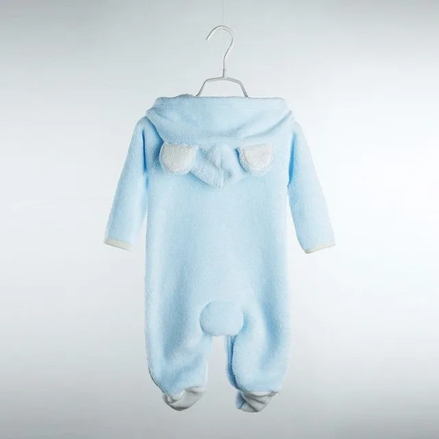 Winter onesies with ears for boys and girls Teddy